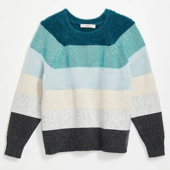 LOFT | Striped Sweater | Small - Picture 2 of 10